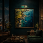 Edge of the Blue World — Coastal Landscape Wall Art