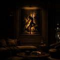 Ember in Motion — Firelight Dance Wall Art