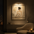 Quiet Alignment — Minimalist Wellness Wall Art