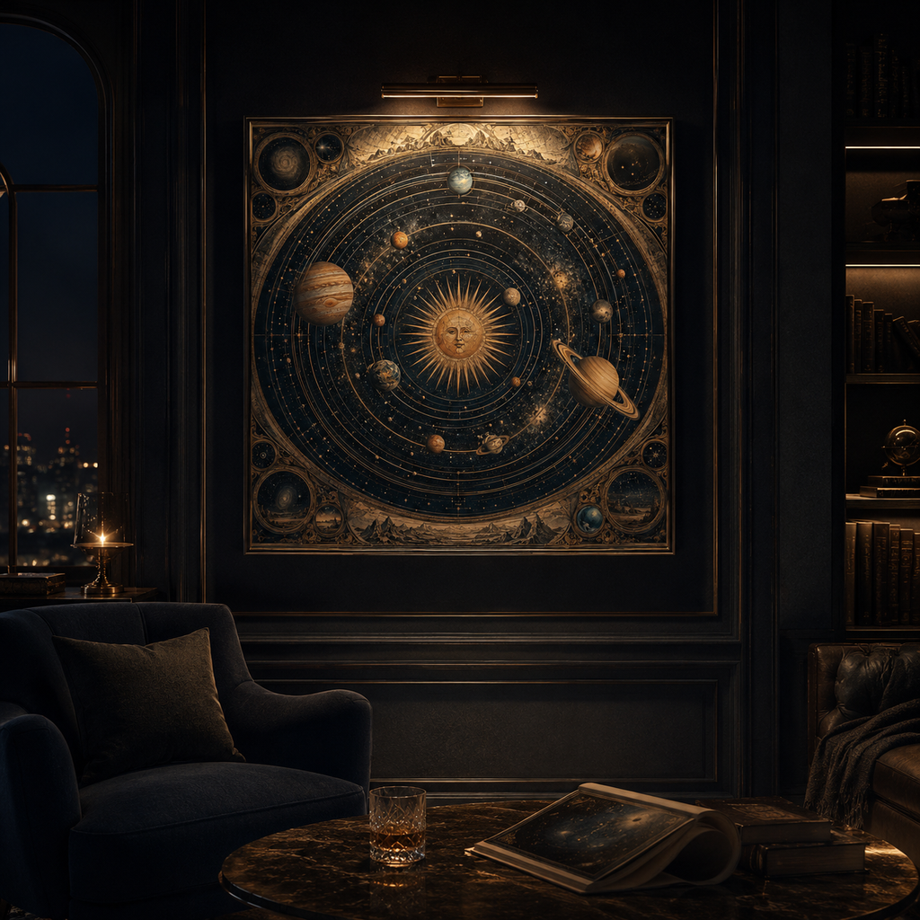 The Celestial Atlas — Cosmic Cartography Wall Art