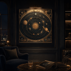 The Celestial Atlas — Cosmic Cartography Wall Art