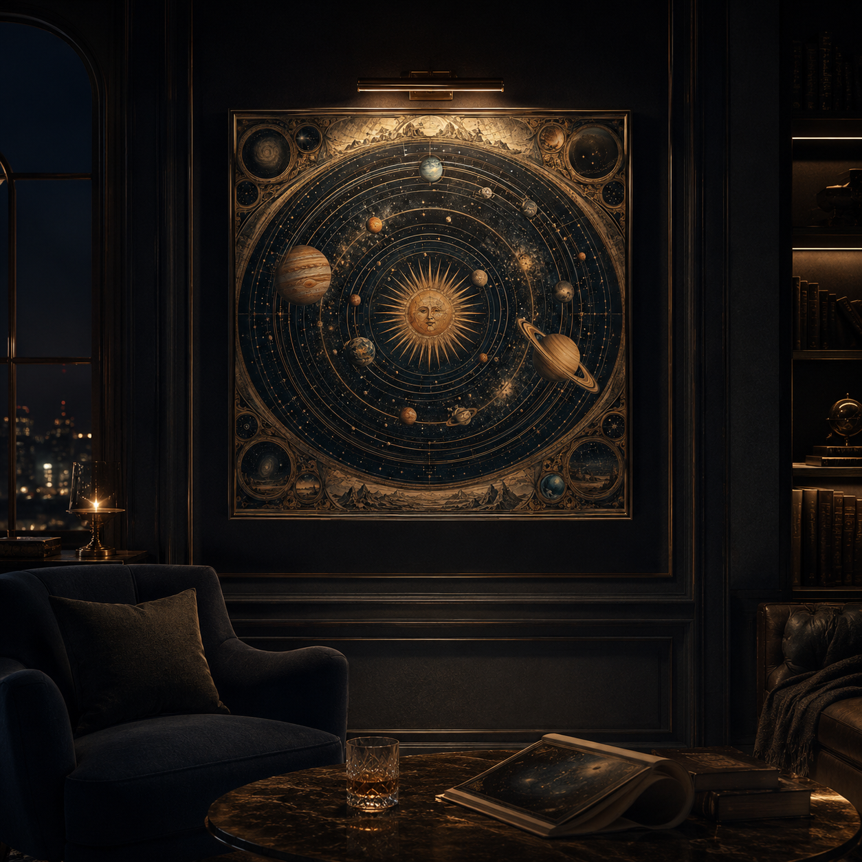 The Celestial Atlas — Cosmic Cartography Wall Art