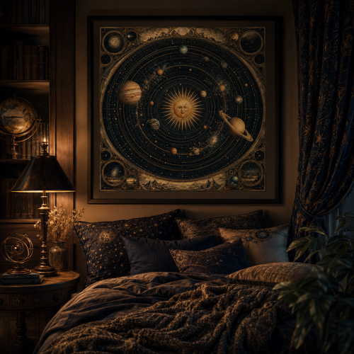 The Celestial Atlas — Cosmic Cartography Wall Art